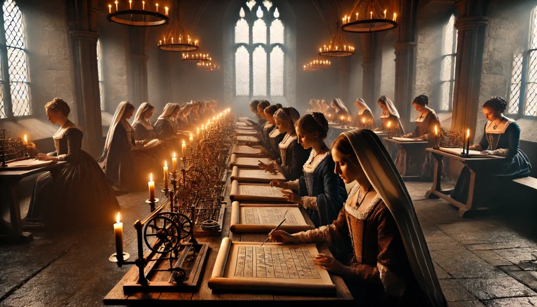 women coding in middle ages